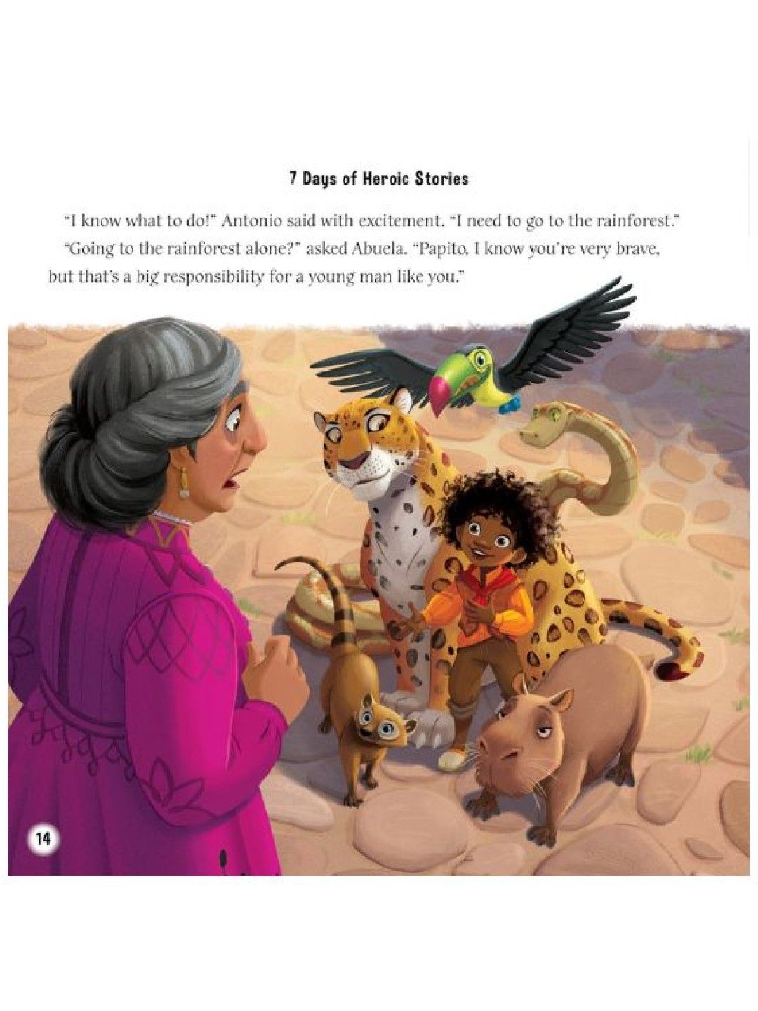 Learning is Fun Disney 7 Days of Heroic Stories (No Color- Image 2)