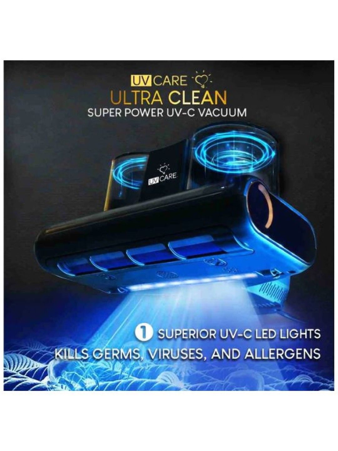 UV Care Ultra Clean Super Power UV-C Vacuum (No Color- Image 2)