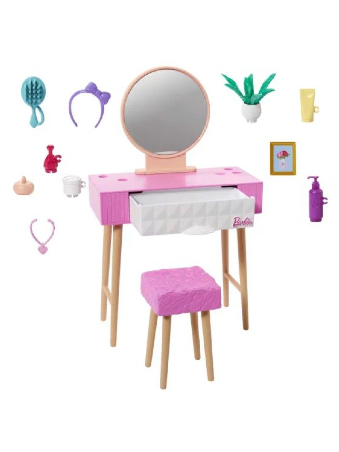 Barbie Furniture And Accessory Pack Mini Playset - Vanity (No Color- Image 2)