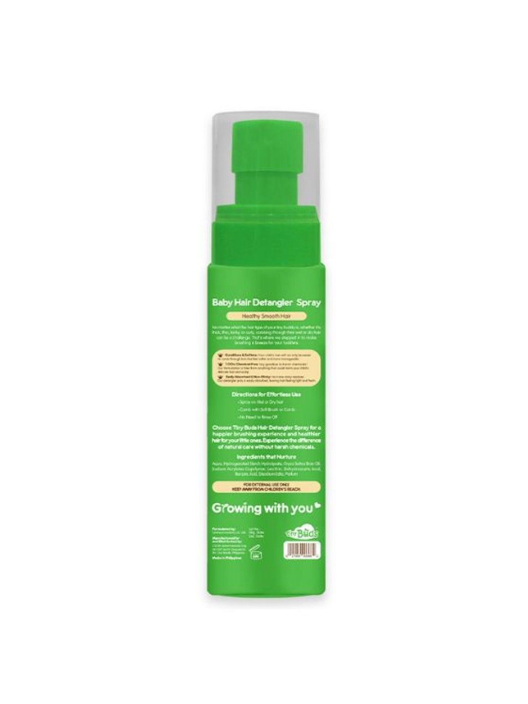 Tiny Buds Hair Detangler Spray (100ml) (No Color- Image 2)