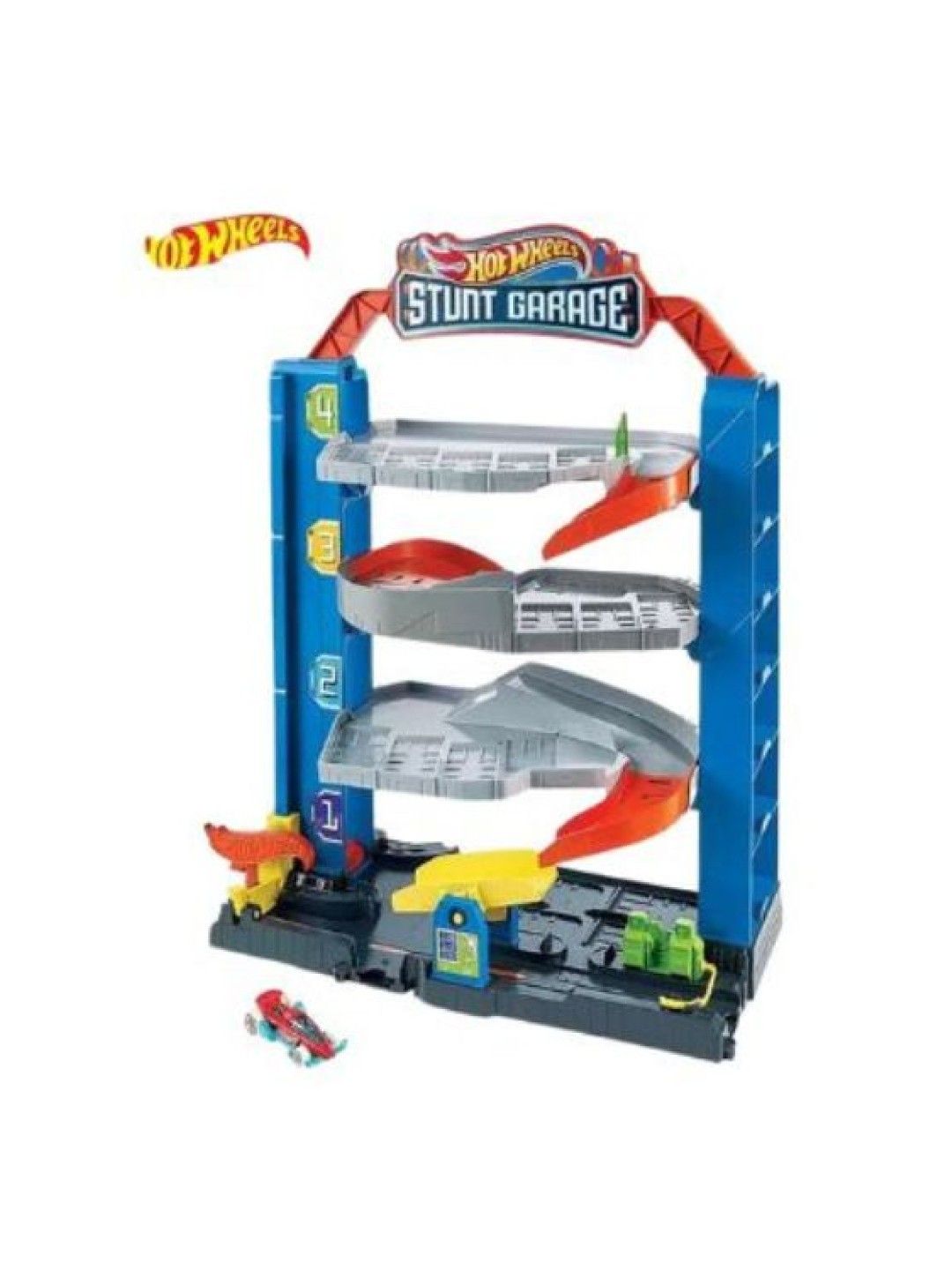 Hot Wheels City Stunt Garage Playset (No Color- Image 2)