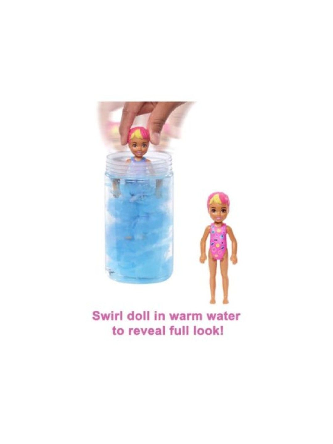 Barbie Chelsea Color Reveal Neon Tie-Dye Series (No Color- Image 3)