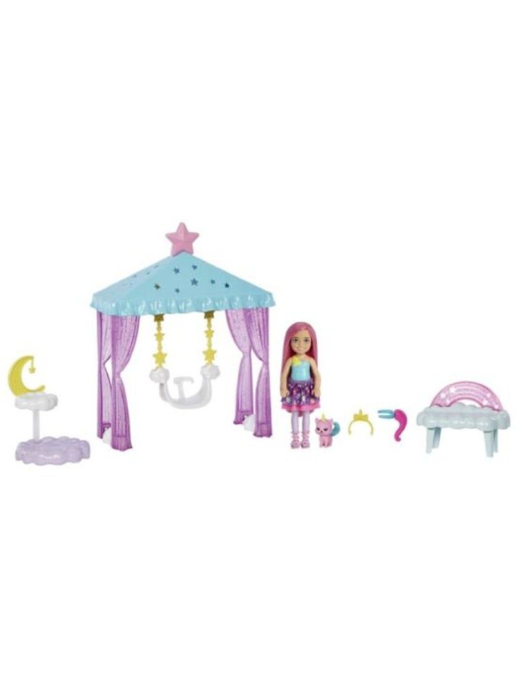 Barbie Dreamtopia Chelsea Doll Nurturing Fantasy Playset And Pet Kitten (No Color- Image 2)