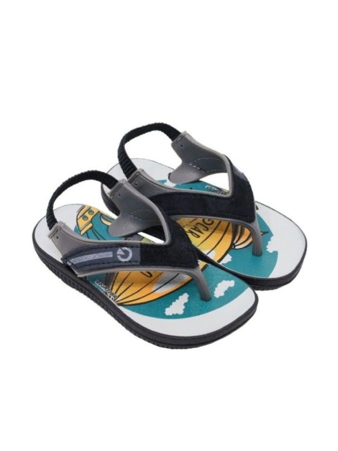 Cartago Dakar Plus Baby Sandals (Black Grey Green- Image 2)