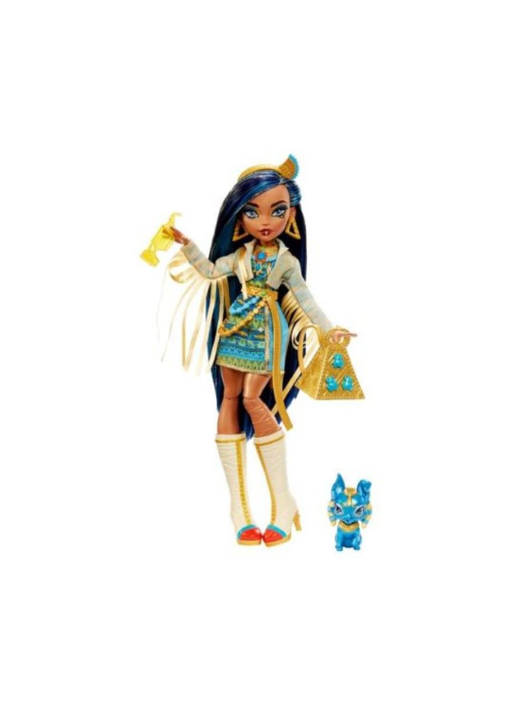 Monster High Cleo De Nile Doll With Pet And Accessories