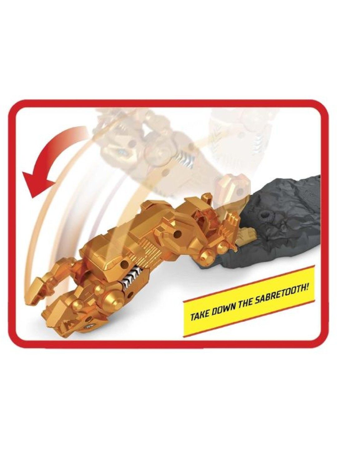 Hot Wheels Monster Trucks Sabretooth Showdown Hero Playset (No Color- Image 2)
