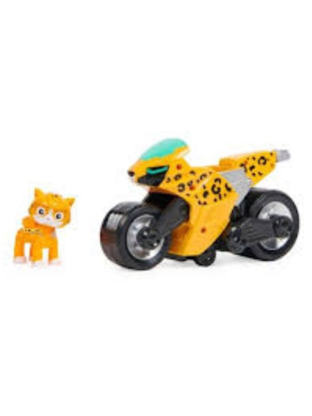 Paw Patrol Wild Cat With His Motorcycle Leopard (No Color- Image 2)