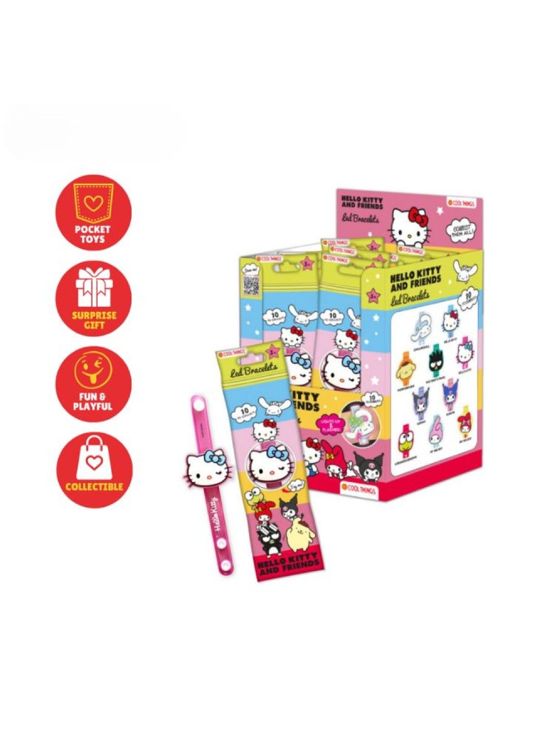 COOL THINGS Sanrio Hello Kitty & Friends LED Bracelets with Light (No Color- Image 2)