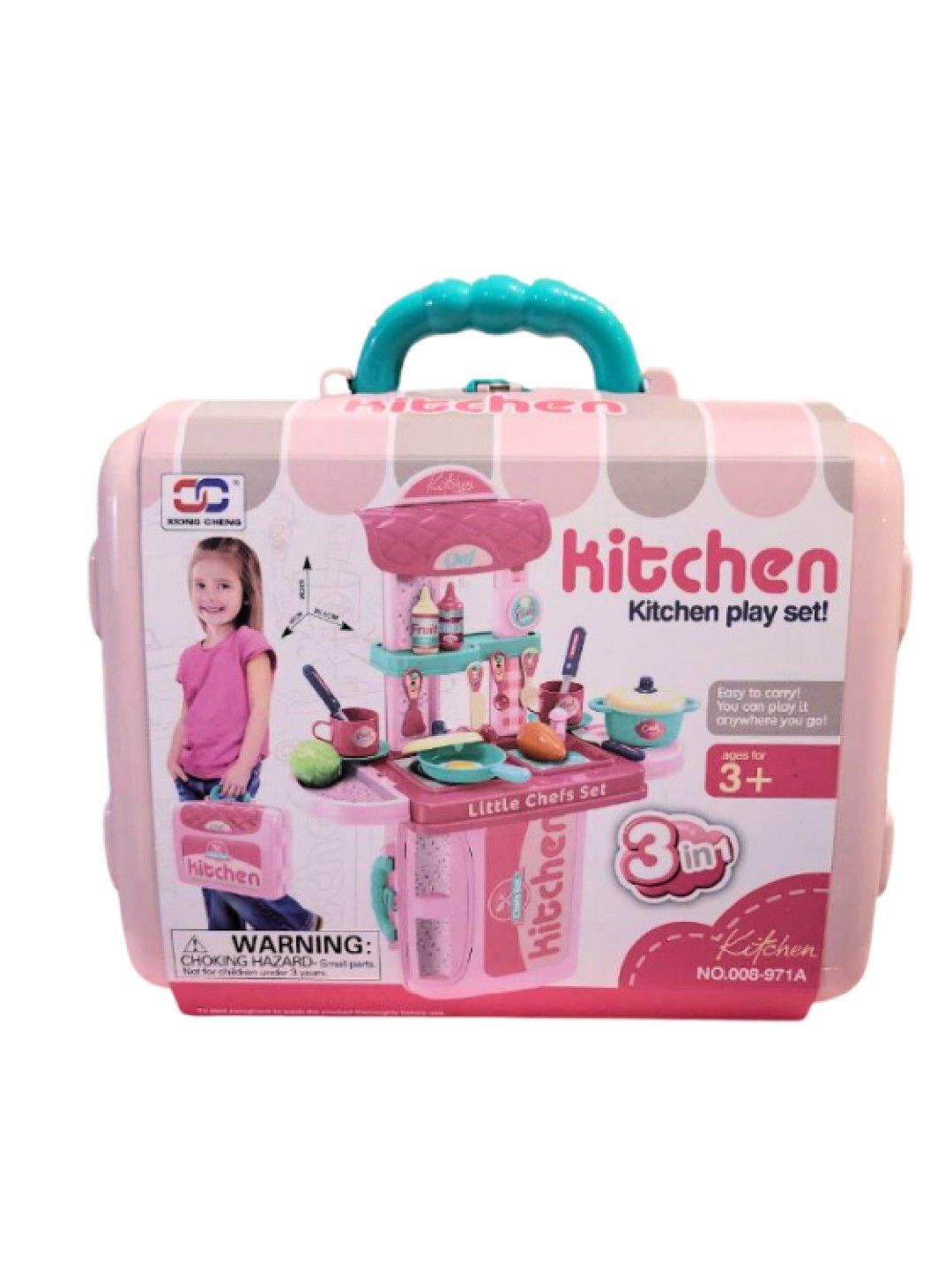 Kodomo Playhouse 3-in-1 Kitchen Play Set