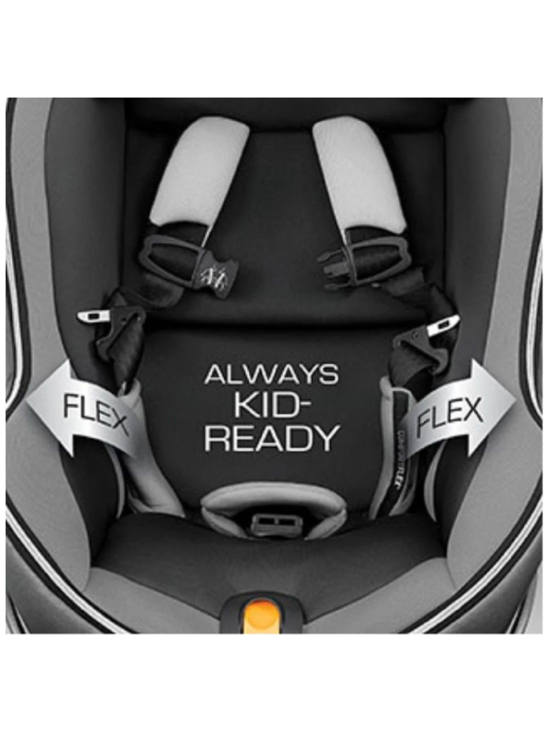 Chicco NextFit Zip Convertible Car Seat - Carbon (No Color- Image 4)