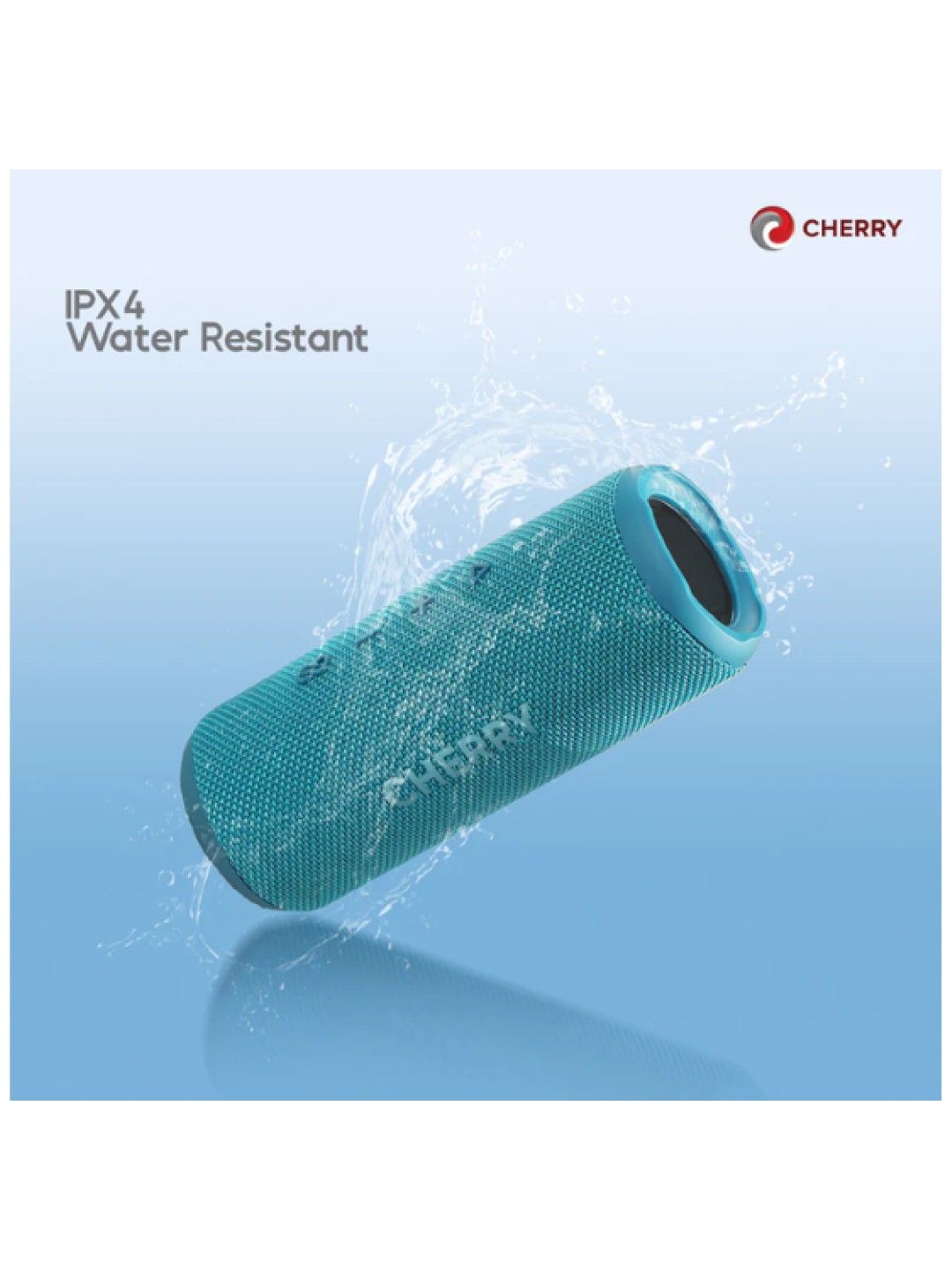 Cherry Groove Bluetooth Speaker (Blue- Image 3)