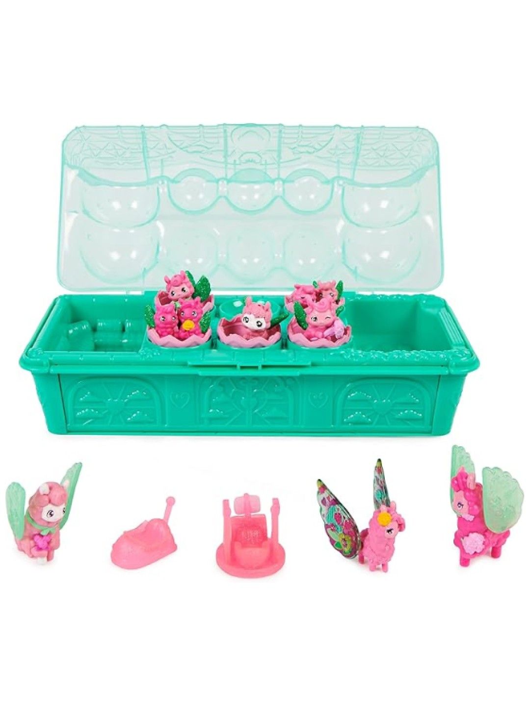 Hatchimals Family Adventures Egg Carton Llama (No Color- Image 2)
