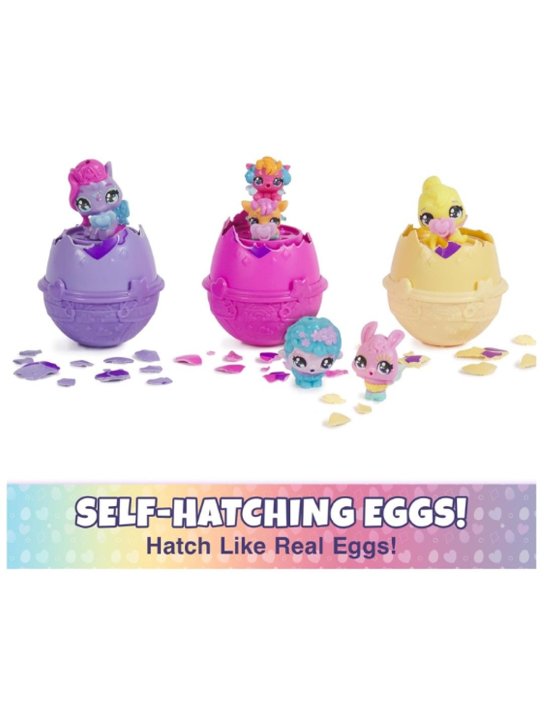 Hatchimals Alive, Spring Basket with 6 Mini Figures (No Color- Image 2)