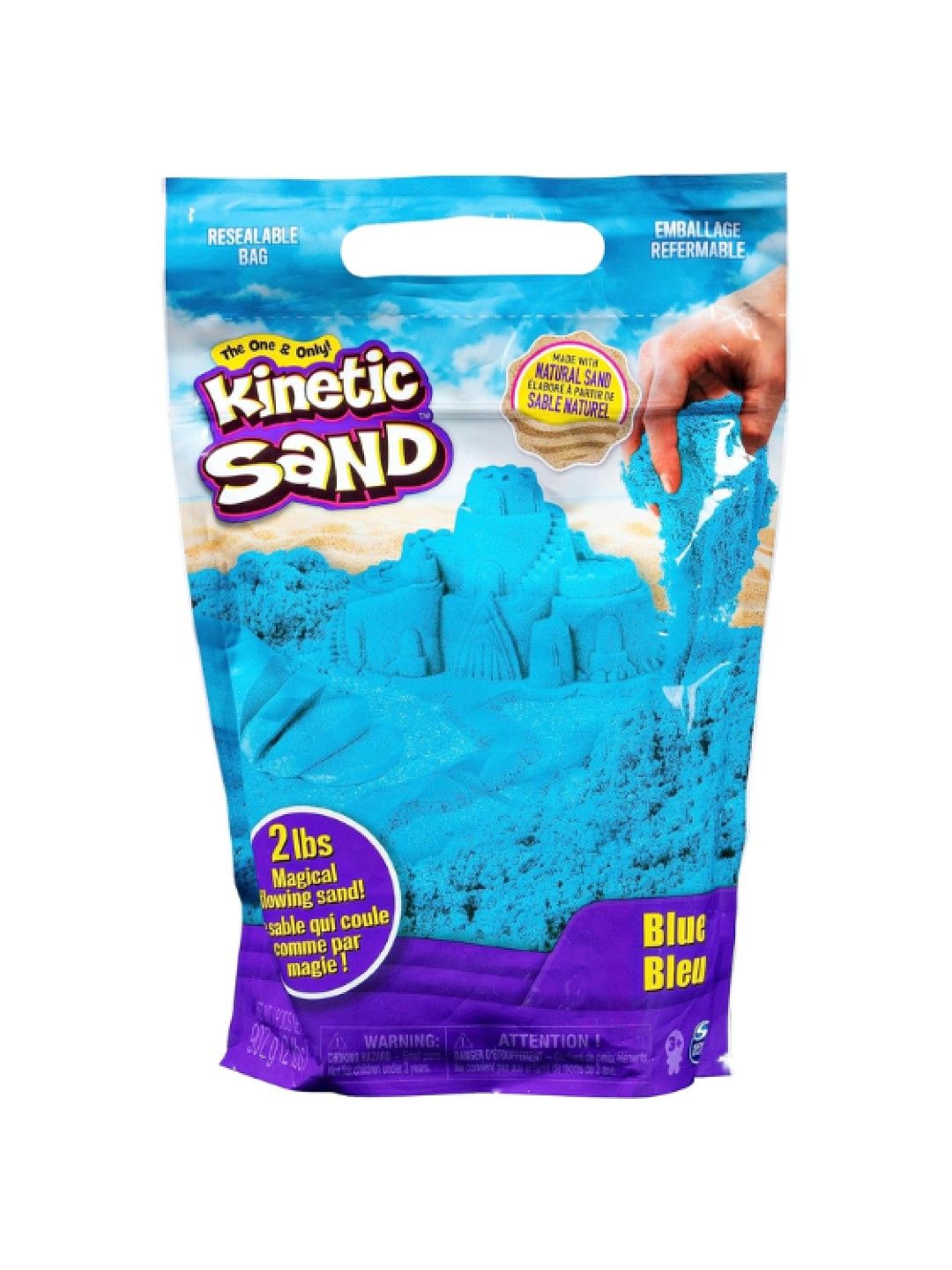 Kinetic Sand Play Sand - Blue (2lb) (No Color- Image 1)