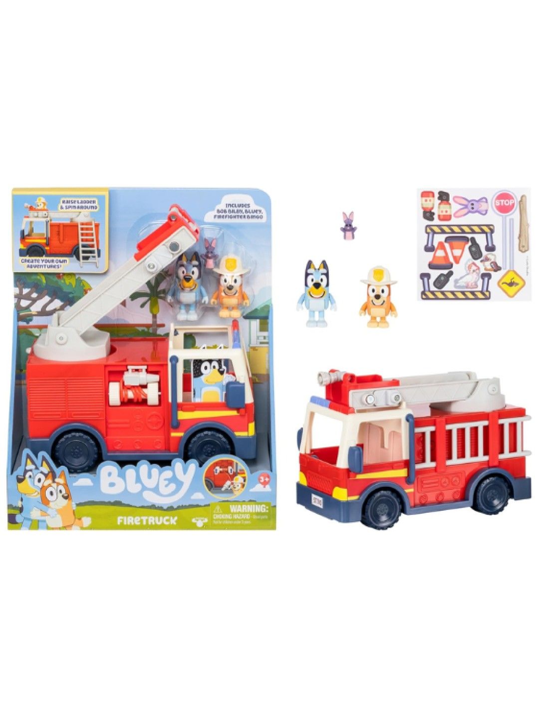 Bluey S10 Firetruck Playset (No Color- Image 3)