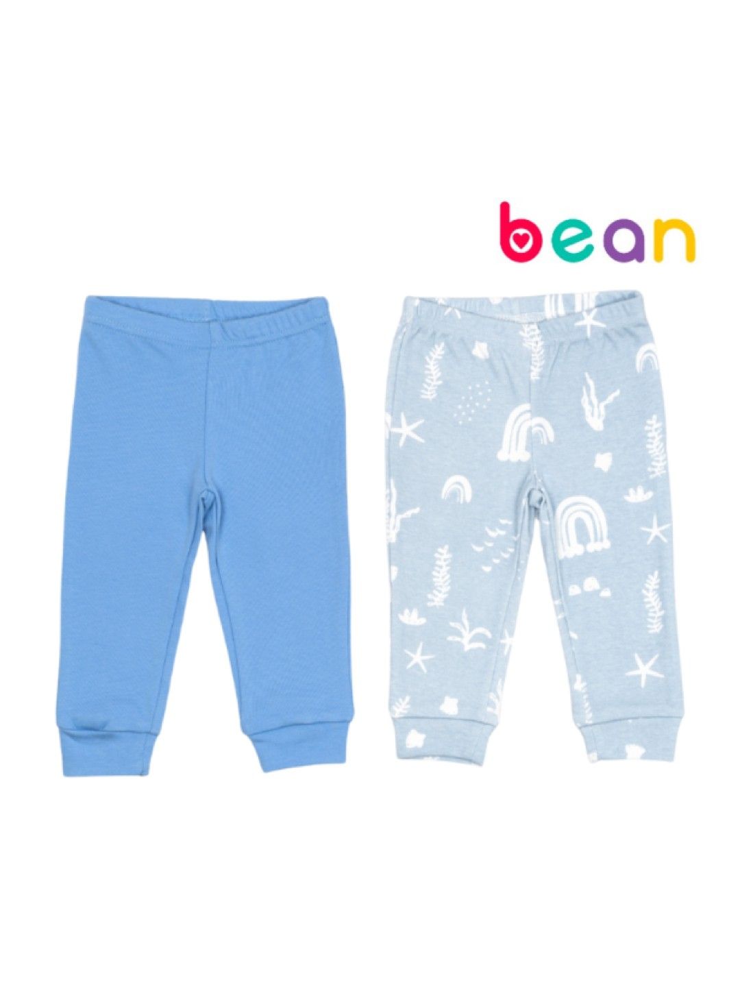 bean fashion 2 pcs Newborn Baby Pajama Bundle Ocean (No Color- Image 2)