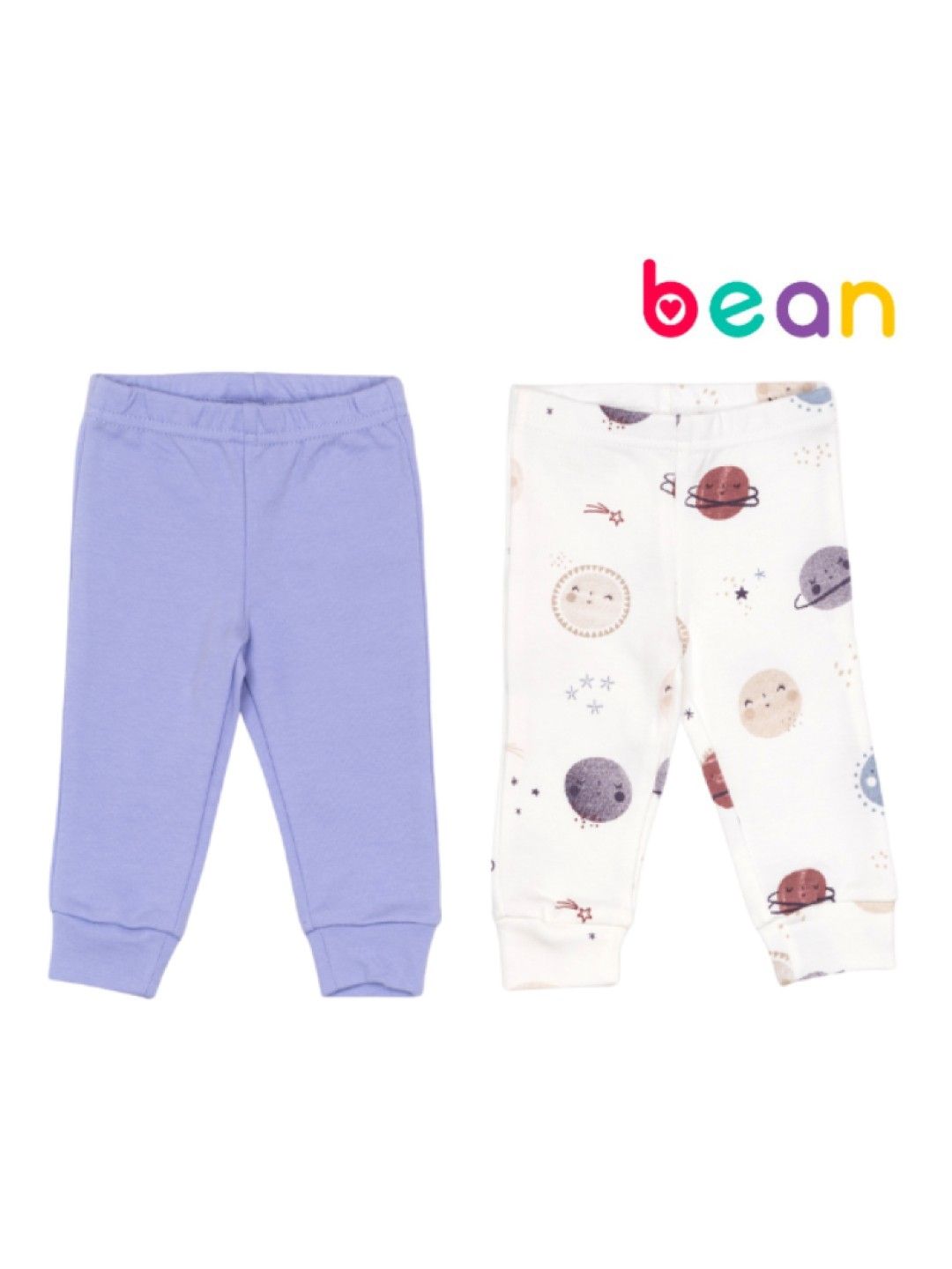 bean fashion 2 pcs Newborn Baby Pajama Bundle Planets (No Color- Image 2)