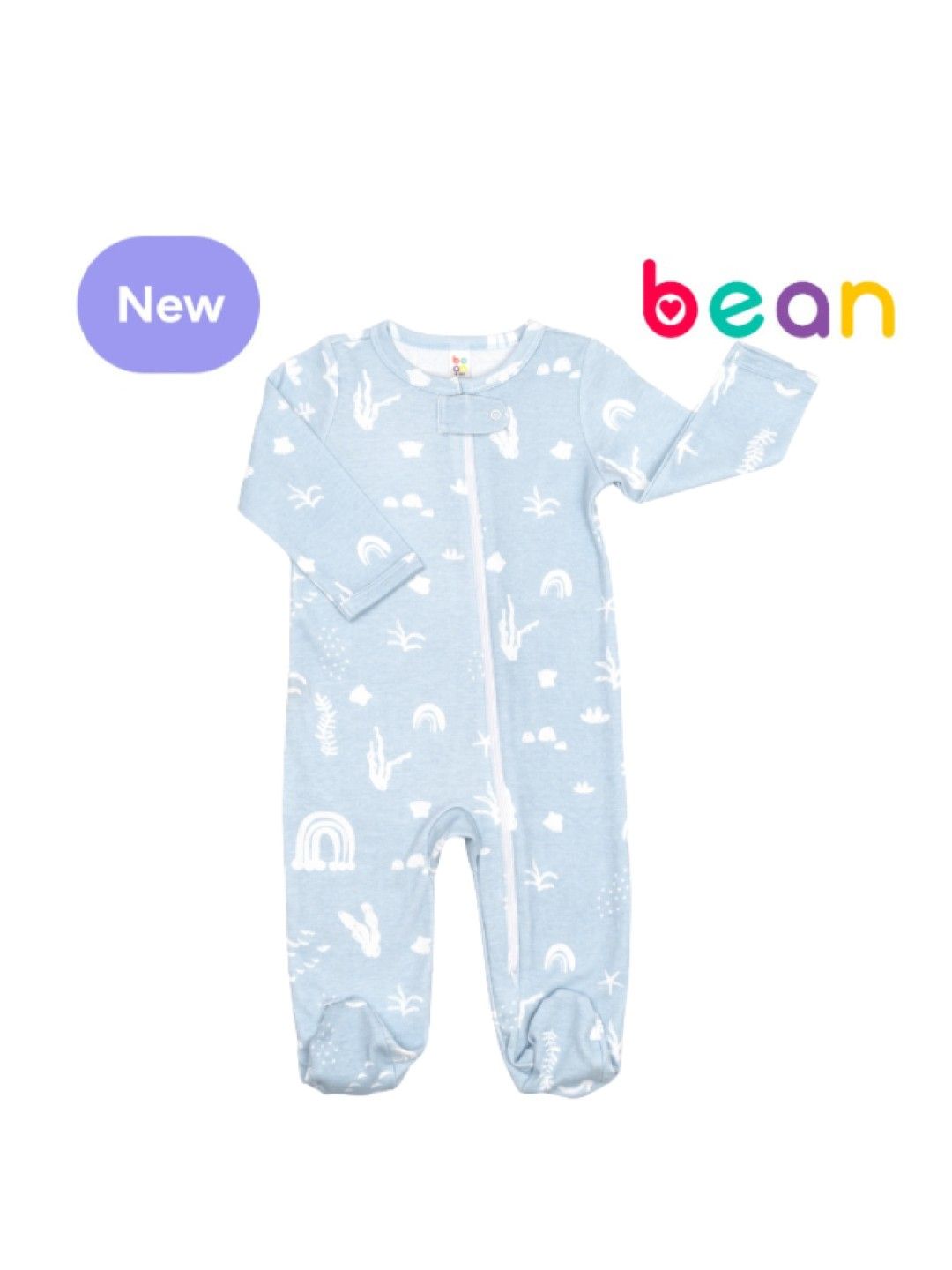 bean fashion Newborn Baby Sleepsuit Ocean (No Color- Image 2)