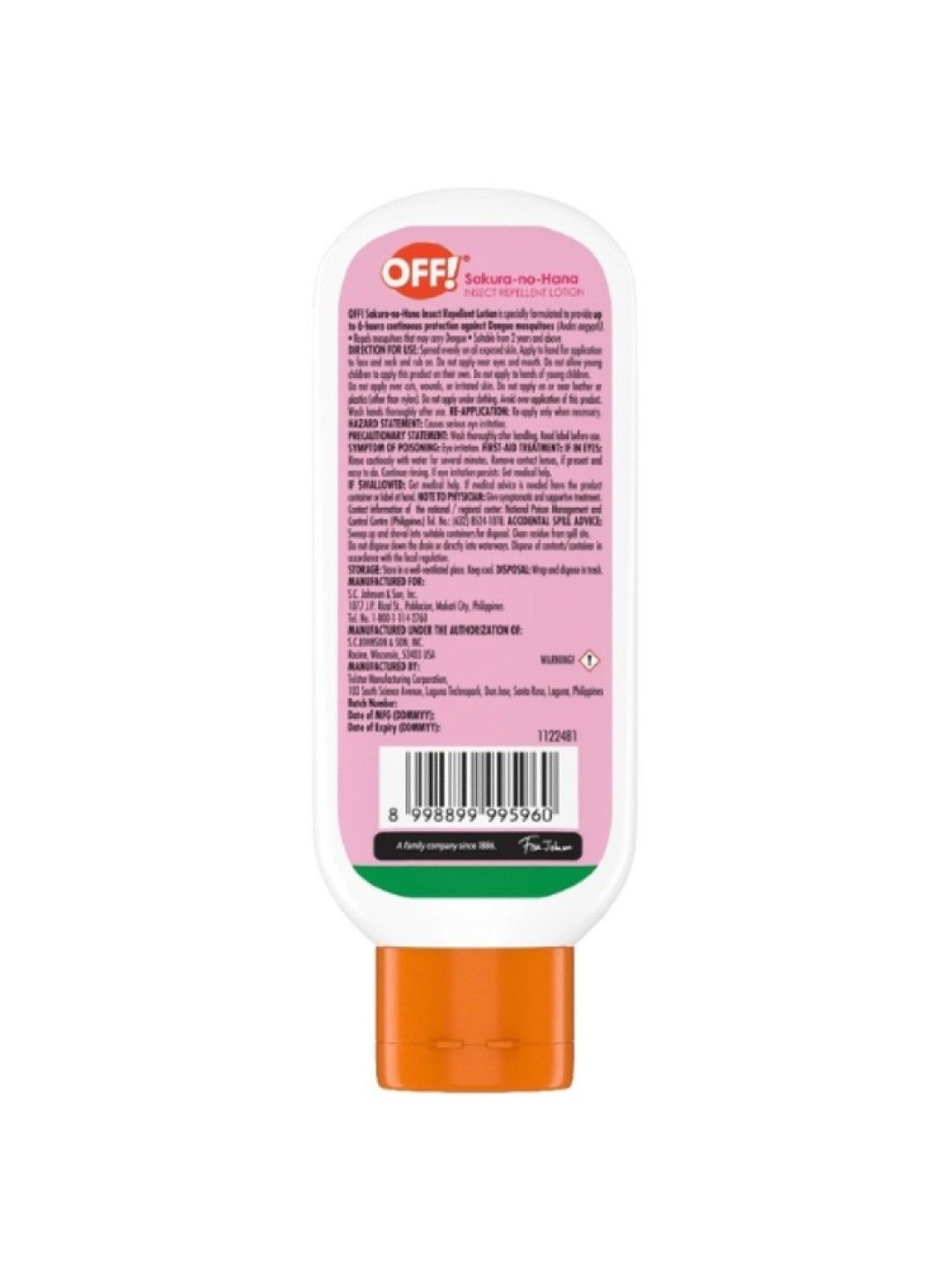 OFF! Mosquito Repellent Sakura Lotion (100ml) (No Color- Image 2)