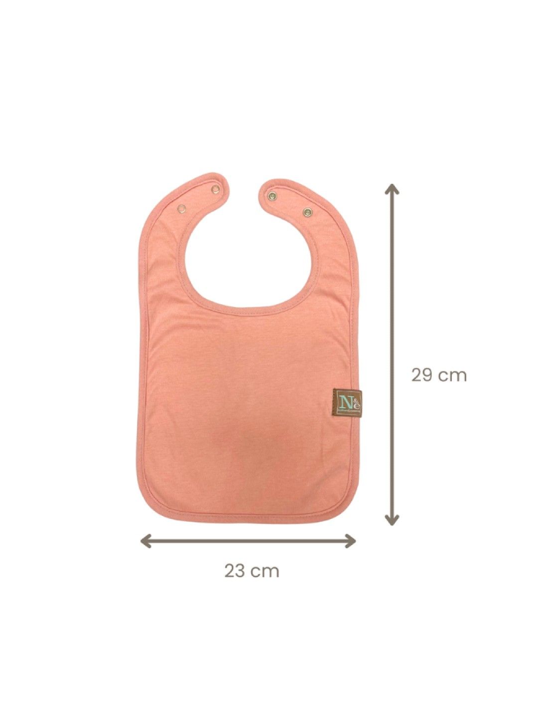 Nathan & Emma Cotton/Fleece Bib - Neutral (White/Beige) (No Color- Image 2)