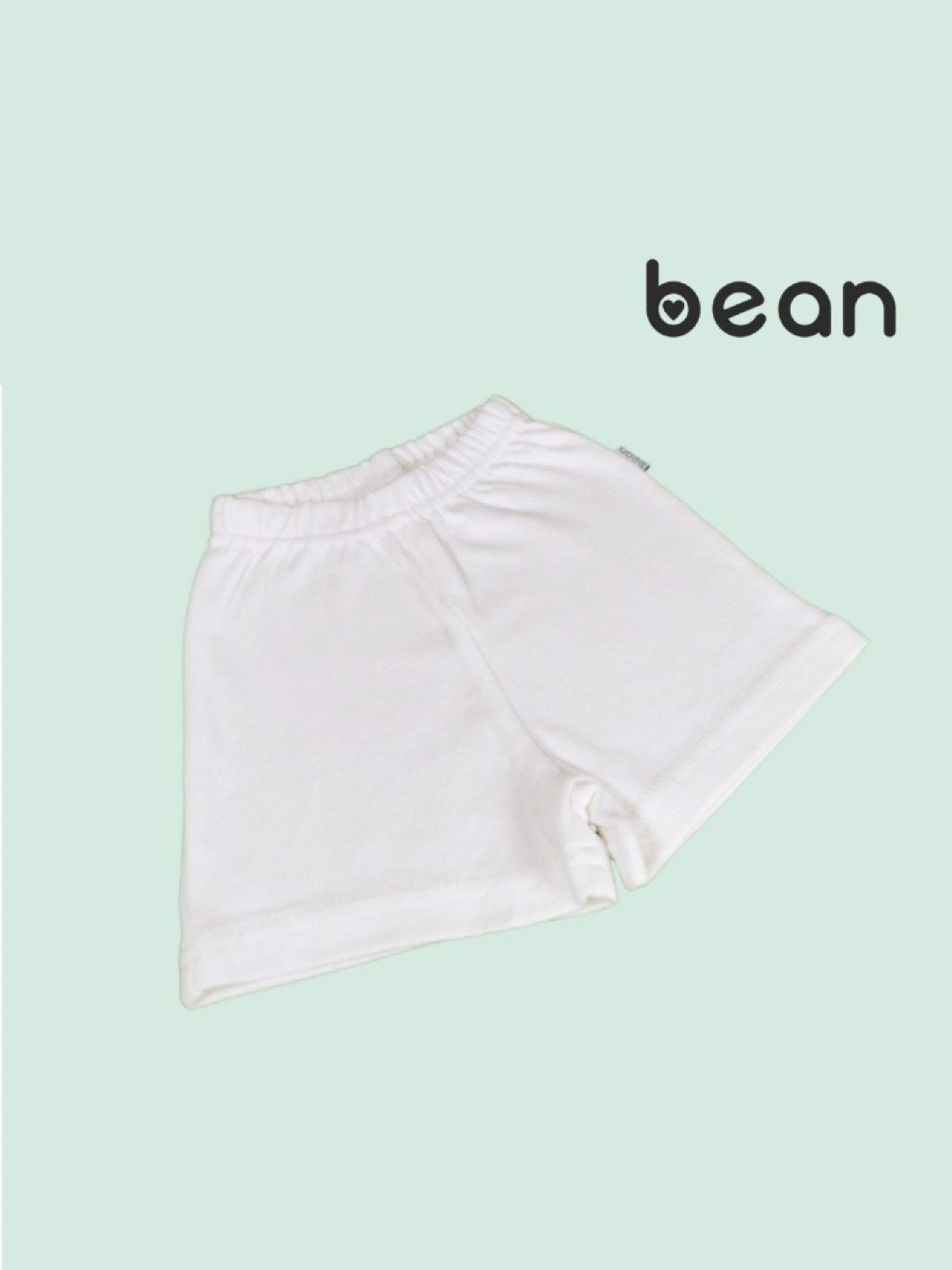 bean fashion Garterized Shorts (White- Image 2)