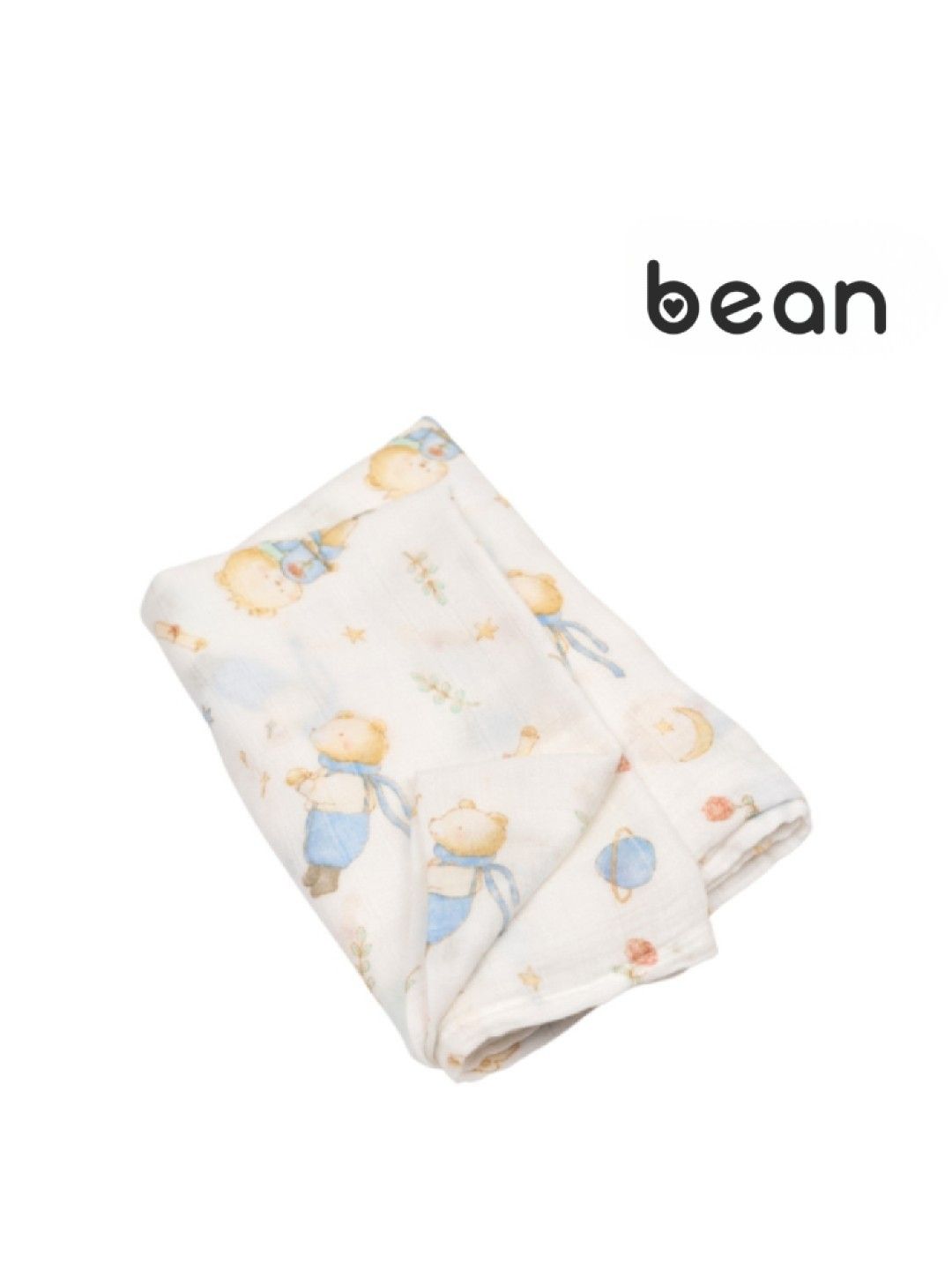 bean fashion Bamboo Muslin Swaddles Bear (No Color- Image 2)