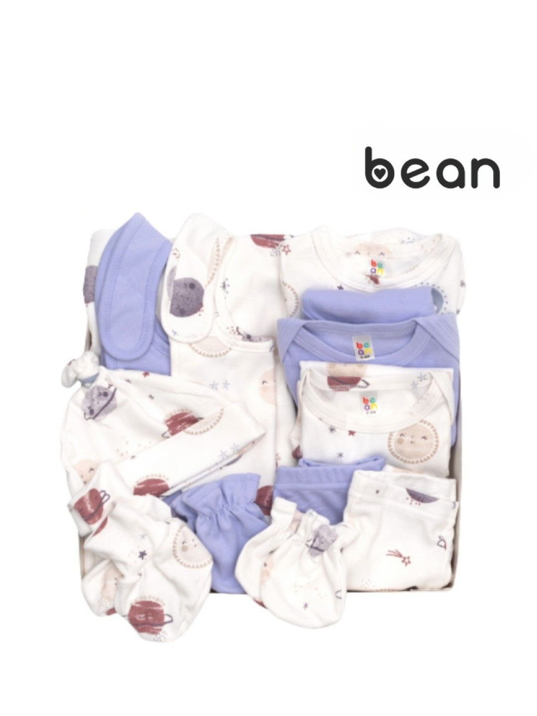 bean fashion Baby Wear Gift Set 12 pcs Planets (No Color- Image 2)