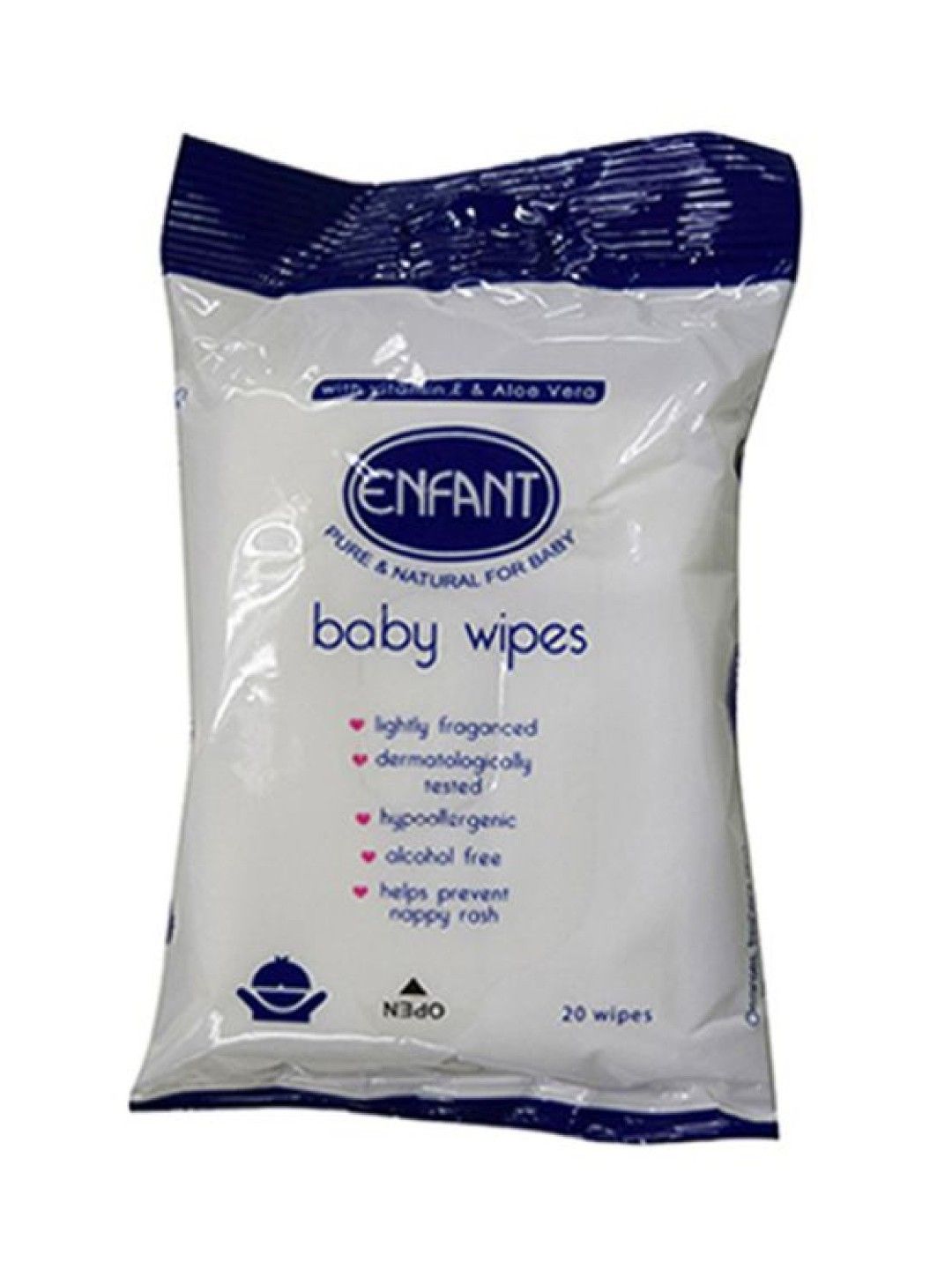 Enfant Baby Wipes (20 Sheets) (No Color- Image 1)