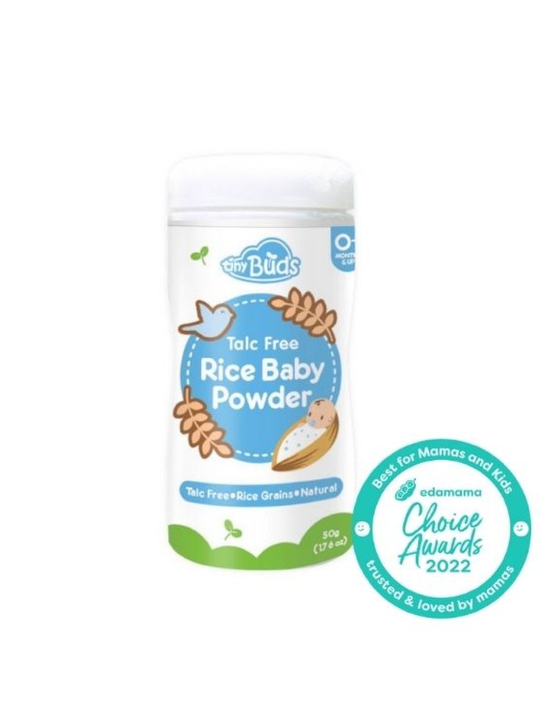 Tiny Buds Rice Baby Powder (50g)