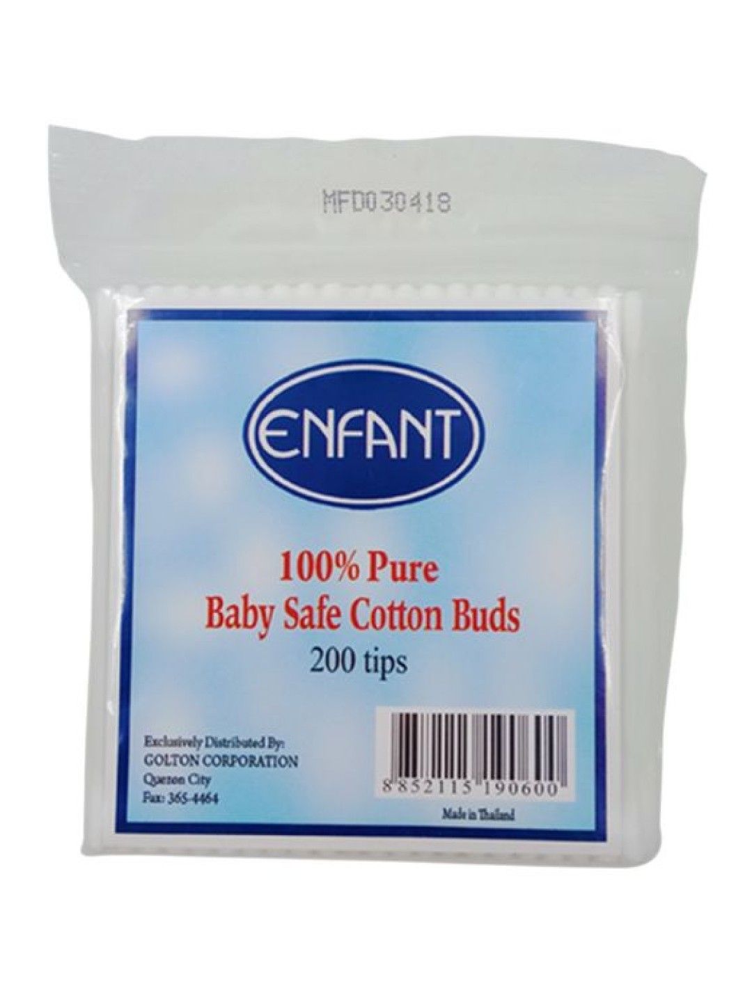 Enfant Baby Cotton Buds (200 Tips) (No Color- Image 1)