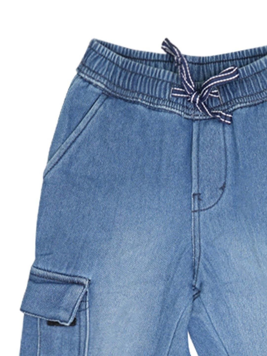 Grizzly Boys Gaterized Cargo Pants (Denim Blue- Image 3)