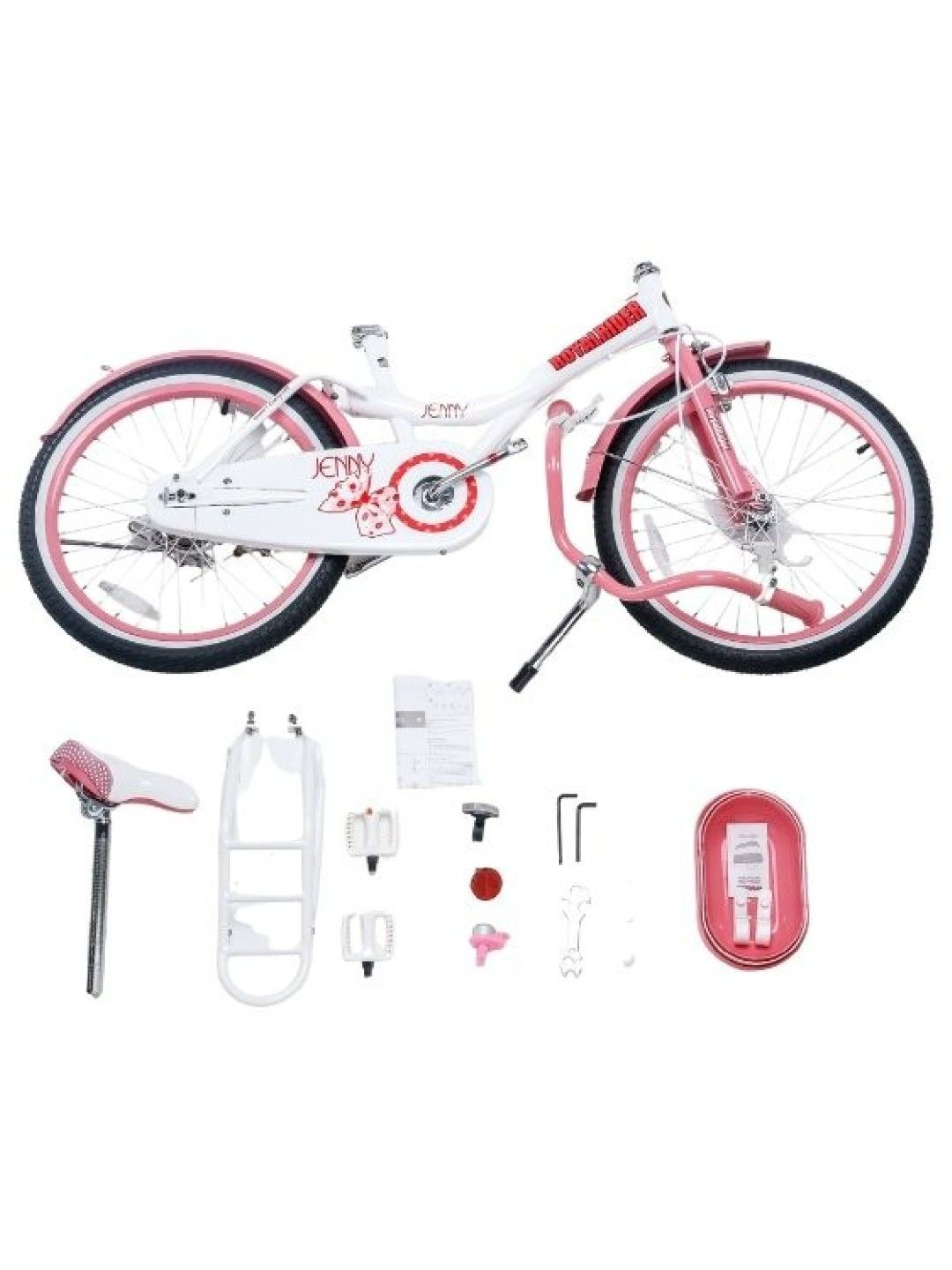 RoyalBaby Royalbaby Jenny Kids Bike 20" (20g-4) (White- Image 3)