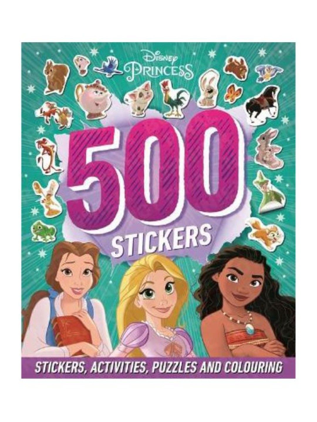 Learning is Fun Disney Princess 500 Stickers (No Color- Image 1)