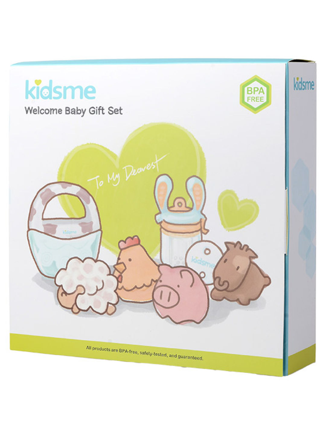 Kidsme Farm Animals Welcome Baby Gift Set (No Color- Image 2)