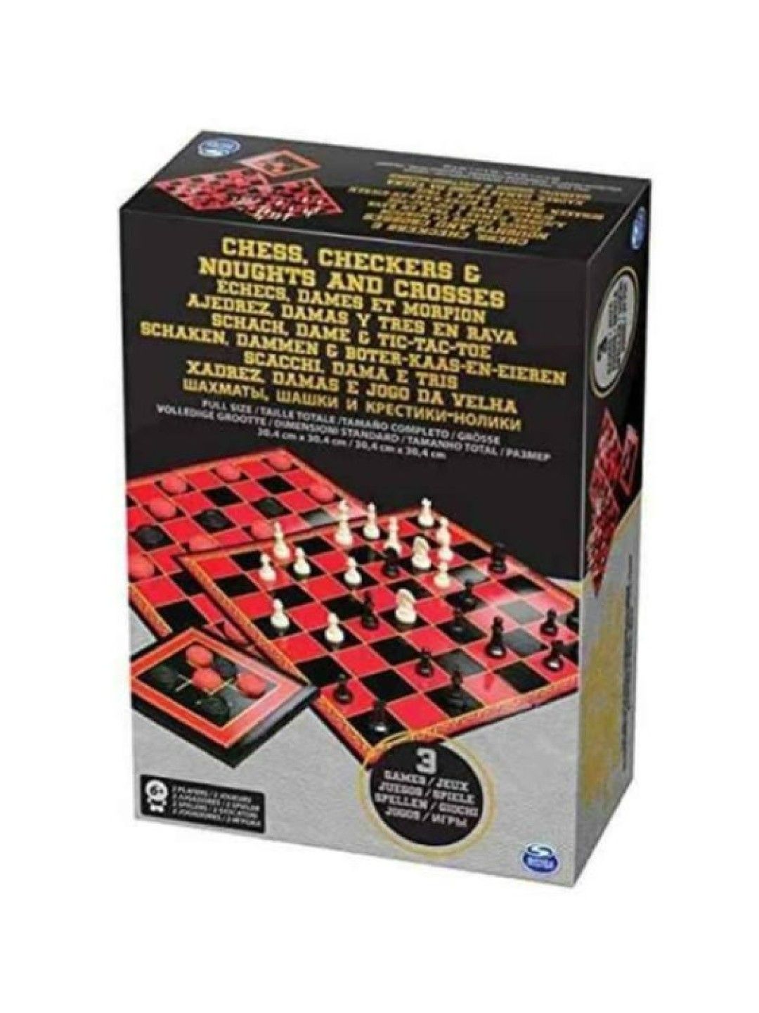 Spin Master Games Chess Checker Tic Tac Toe