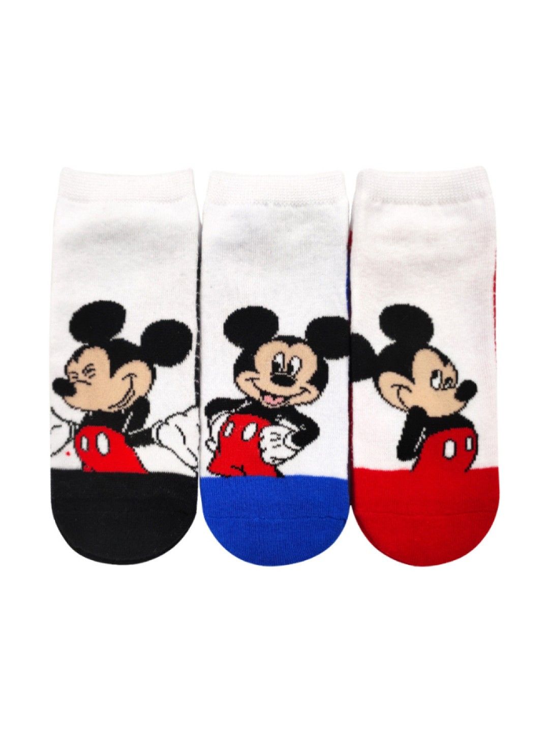 LIL LEGENDS Sneaker Socks (3-Pair Pack) - Mickey White Socks