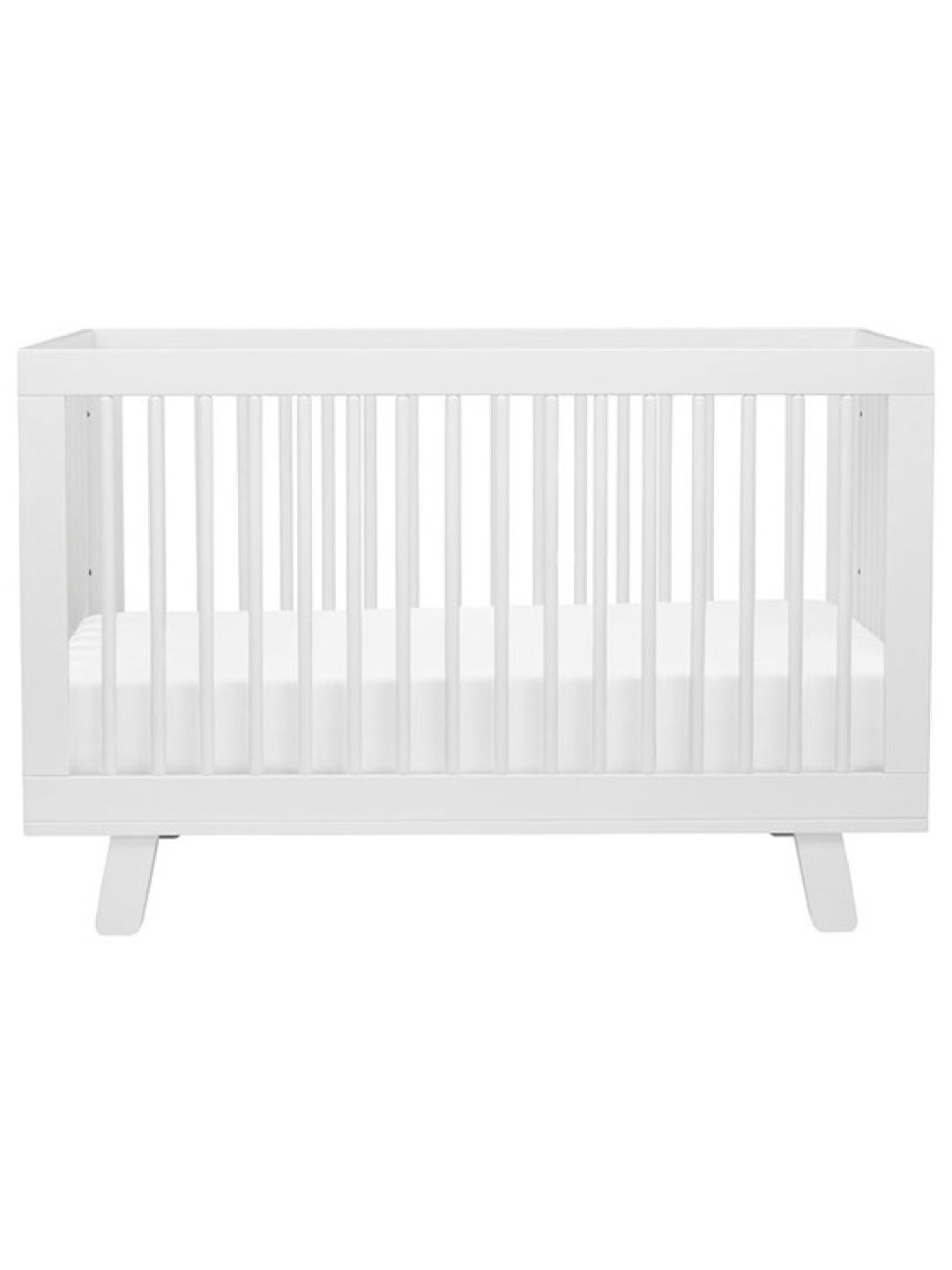 Babyletto Hudson 3-in-1 Convertible Crib with Toddler Bed Conversion Kit (White- Image 4)