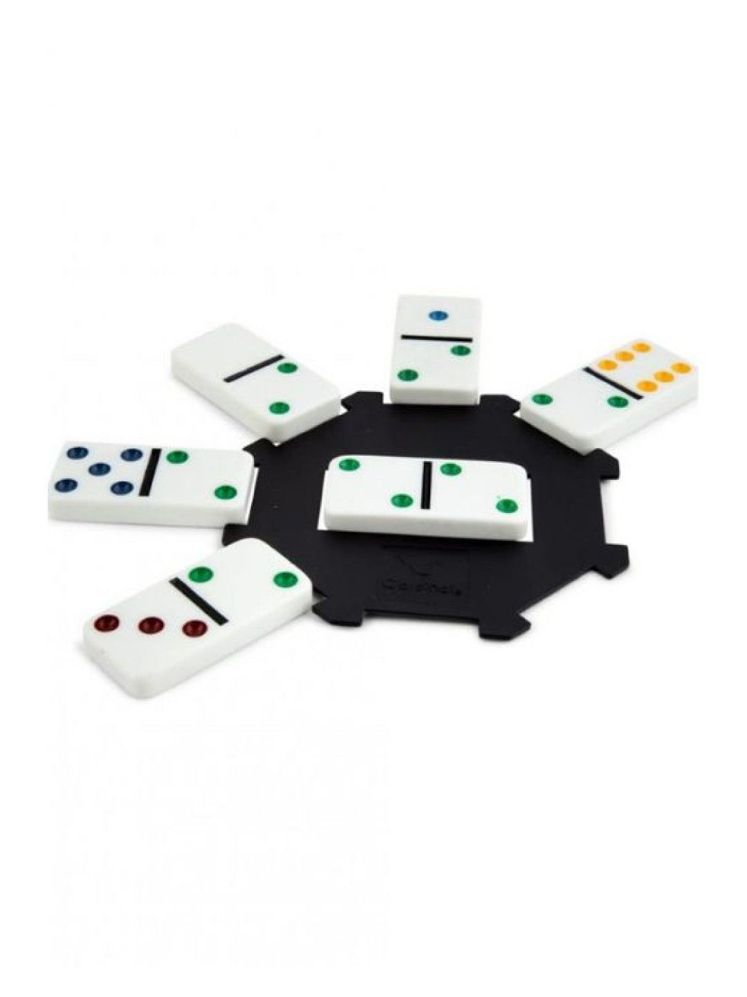 Spin Master Games Double 6 Domino Color in TIn (No Color- Image 3)