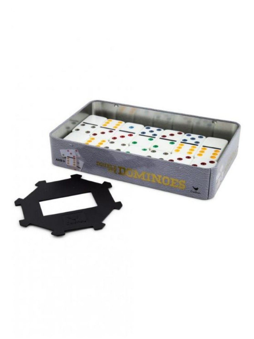 Spin Master Games Double 6 Domino Color in TIn (No Color- Image 2)