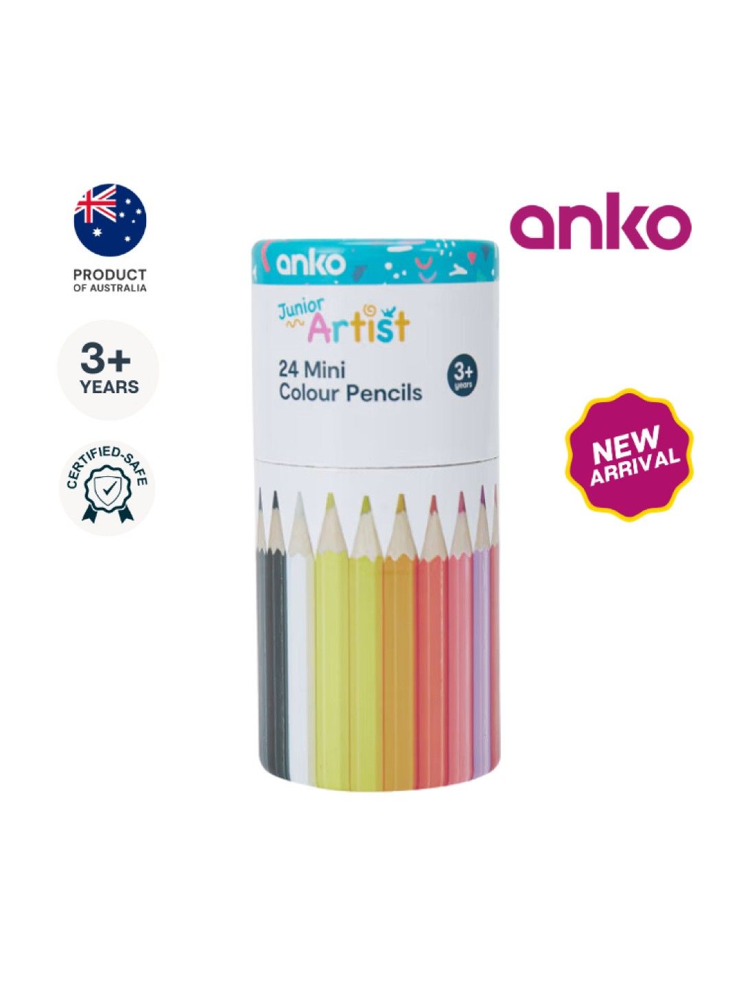 Anko 24 Pack Mini Colour Pencils (No Color- Image 1)