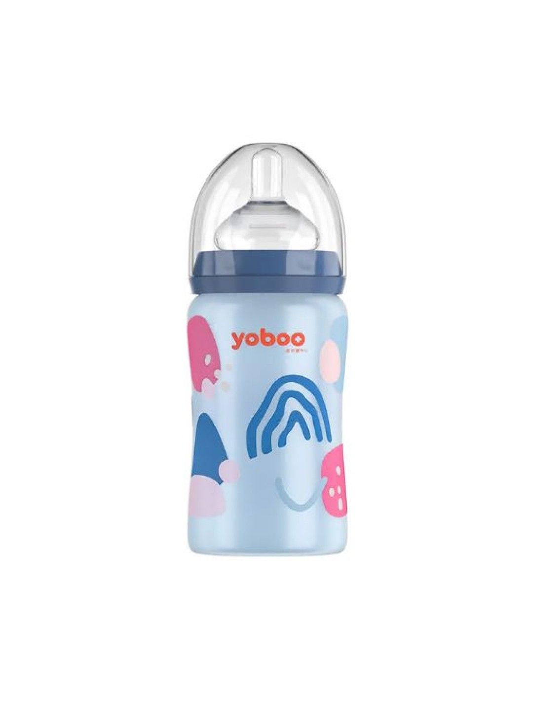 Yoboo Temperature Sensing Glass Milk Bottle (240ml)