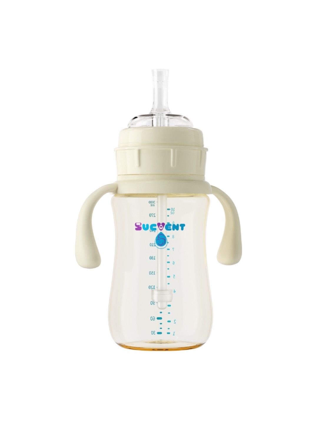 Sucvent PPSU Anti-Spill Feeding Bottle  (300ml) (No Color- Image 1)