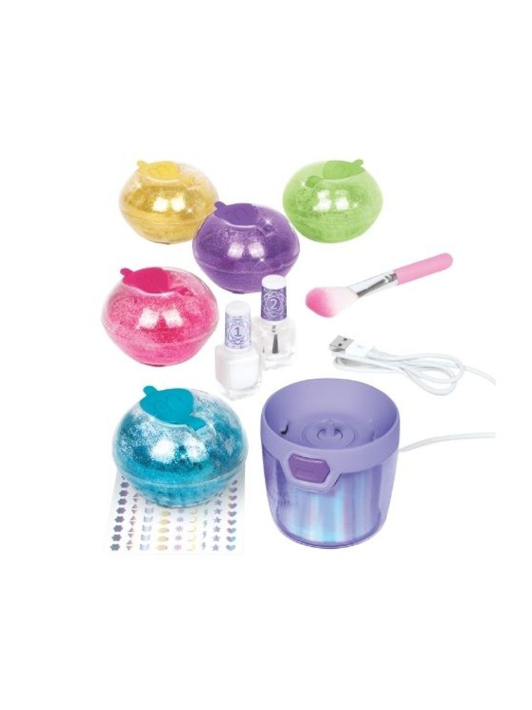 Make It Real Party Nails Glitter Design (No Color- Image 1)