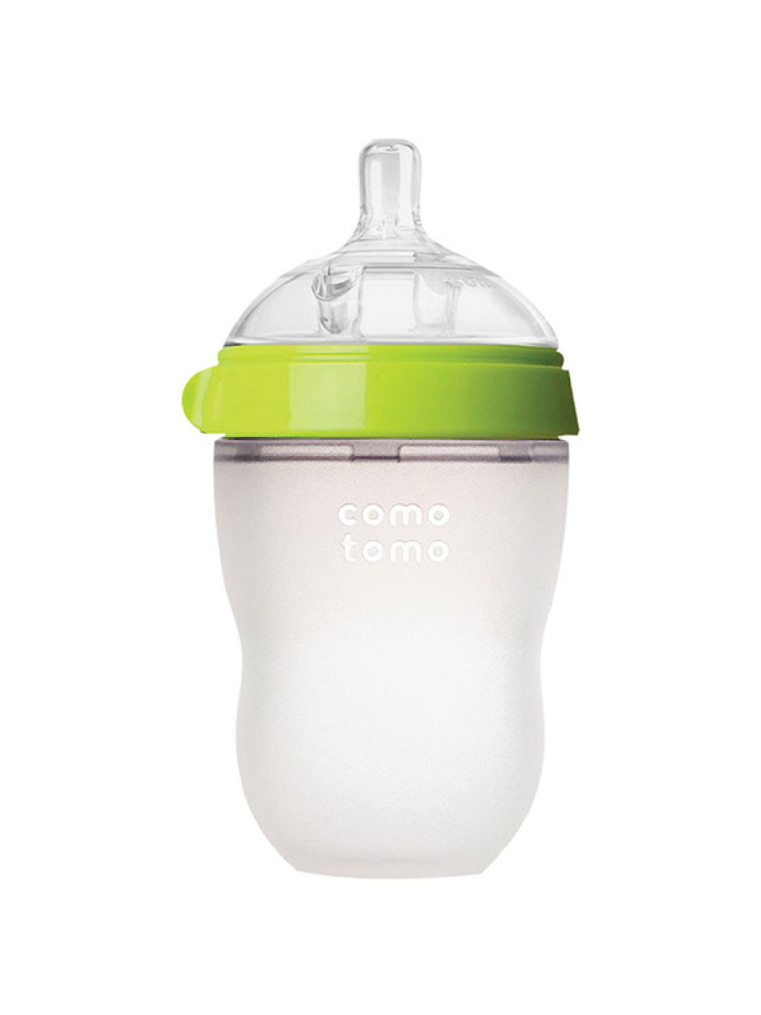 Comotomo Silicone Baby Bottle (8oz) (Green- Image 1)