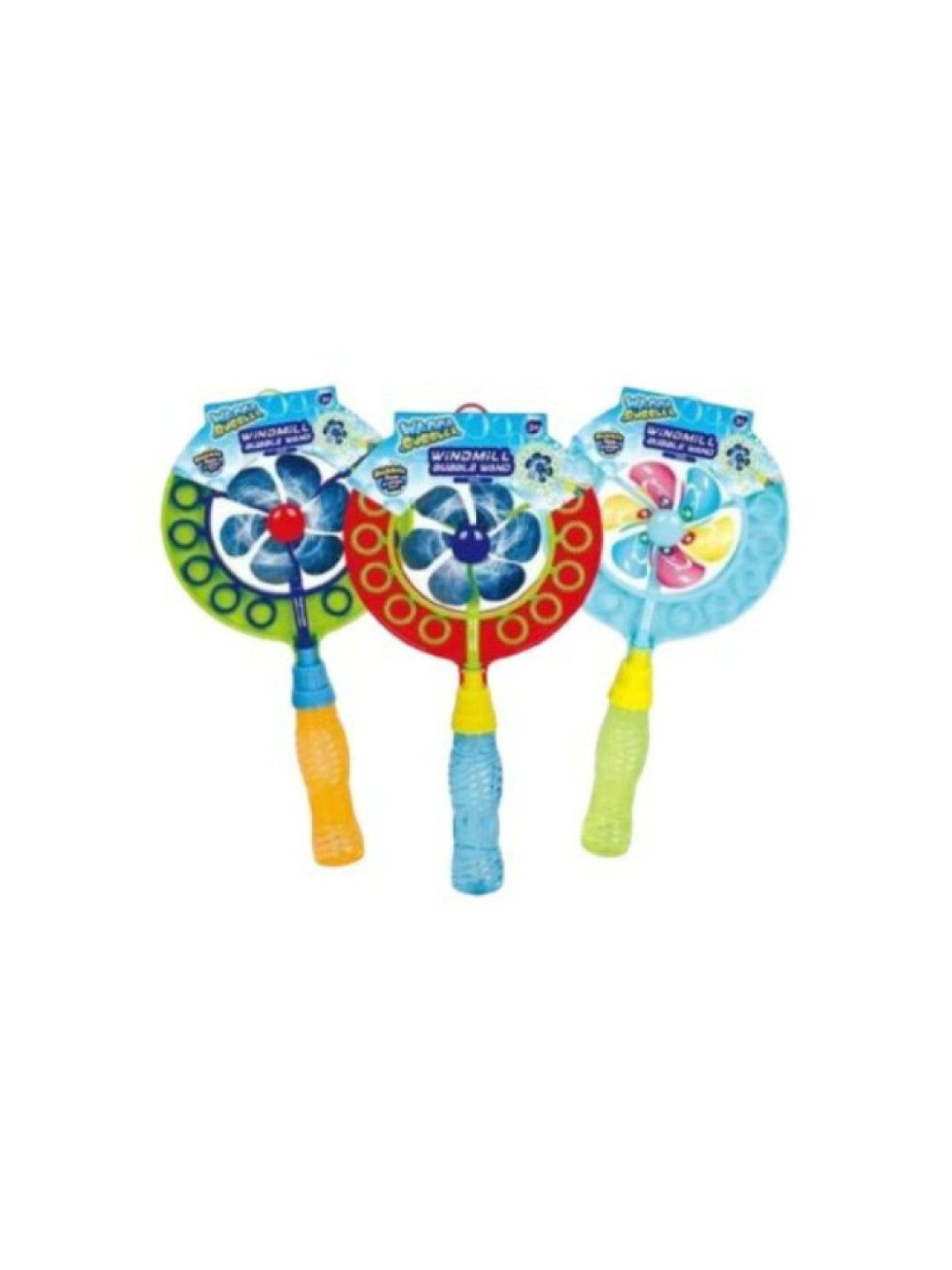 Wanna Bubbles Windmill Fan Bubble Wand Toy (Random)