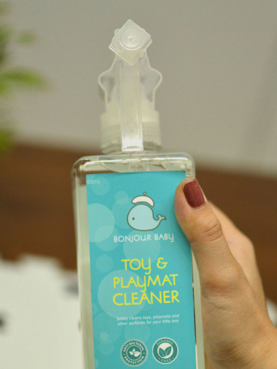 Bonjour Baby Toy & Playmat Cleaner (500ml) (Blue- Image 3)