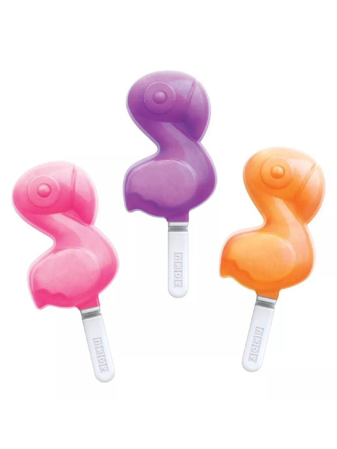 Zoku Flamingo Ice Pop Mold (No Color- Image 3)