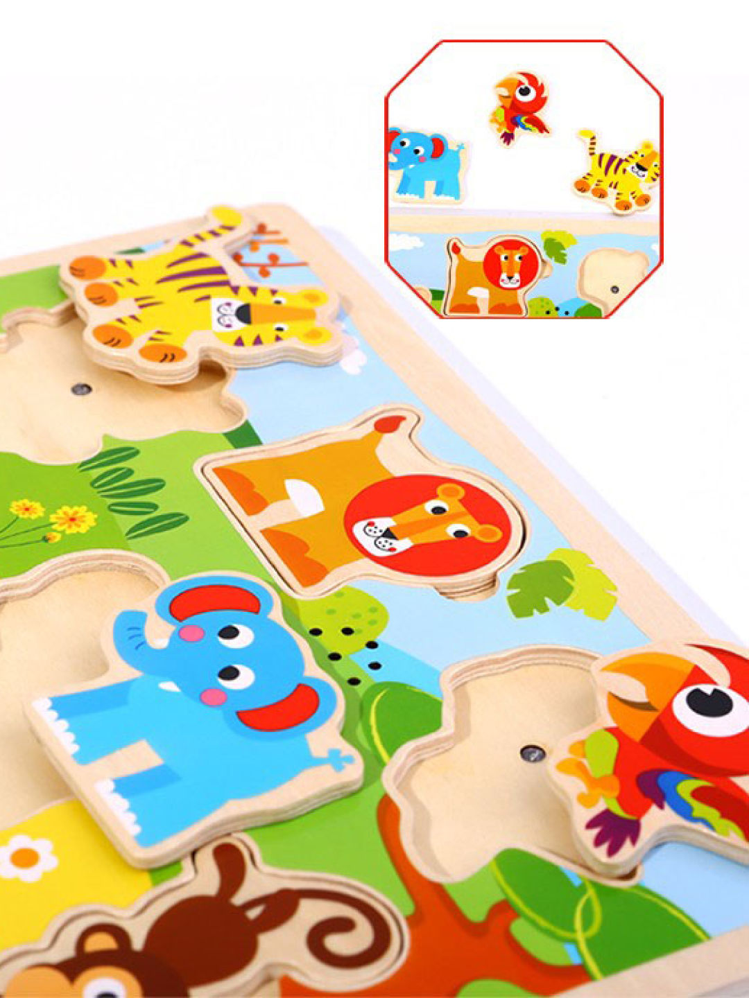 Tooky Toy Sound Puzzle - Animals (No Color- Image 3)