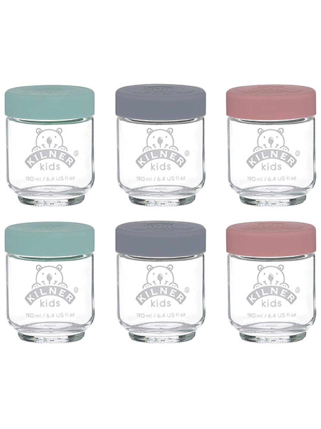 Kilner Kids Jar 190ml (Set of 6) (No Color- Image 1)