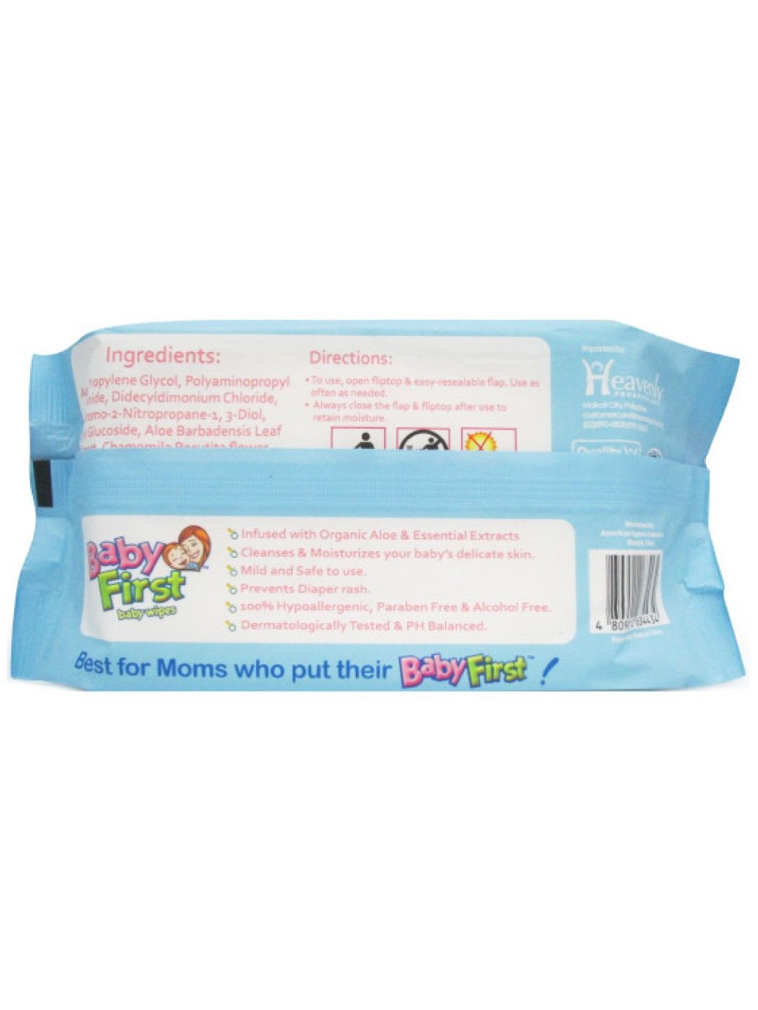 Baby First Baby Wipes (90 sheets) (No Color- Image 2)